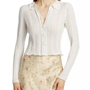 Doen White Button Down Shirt